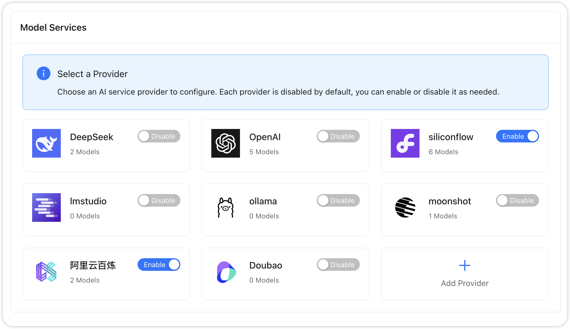 Multi-Model Support